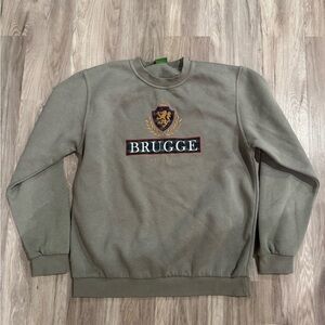 Brugge Belgium sweatshirt xxl green